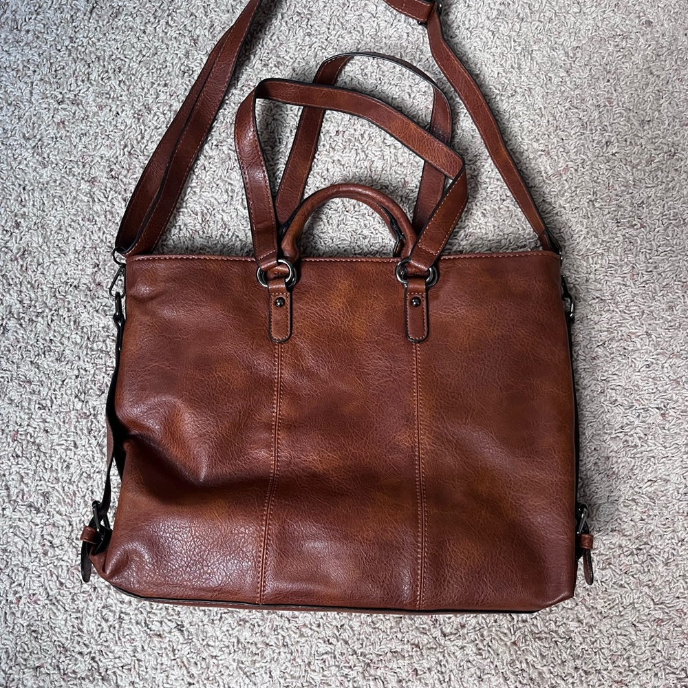 Women's Fashion Retro Simple Large Capacity Tote Bag Shoulder Bag Handbag New